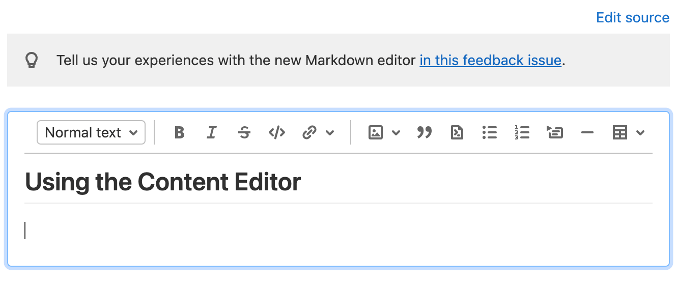 Content Editor in Wikis image